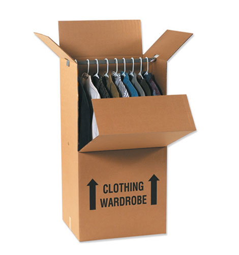 Wardrobe Box With Hanging Rail Professional Movers Dubai